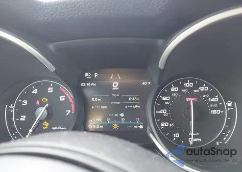 2022 Alfa Romeo Stelvio Sprint Awd z USA, uszkodzony, nr VIN ZASPAKAN5N7D28456